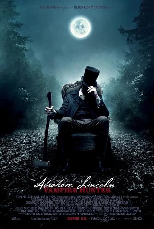 Abraham Lincoln: Vampire Hunter film posteri