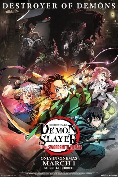 Demon Slayer: Kimetsu No Yaiba - To the Swordsmith Village film posteri