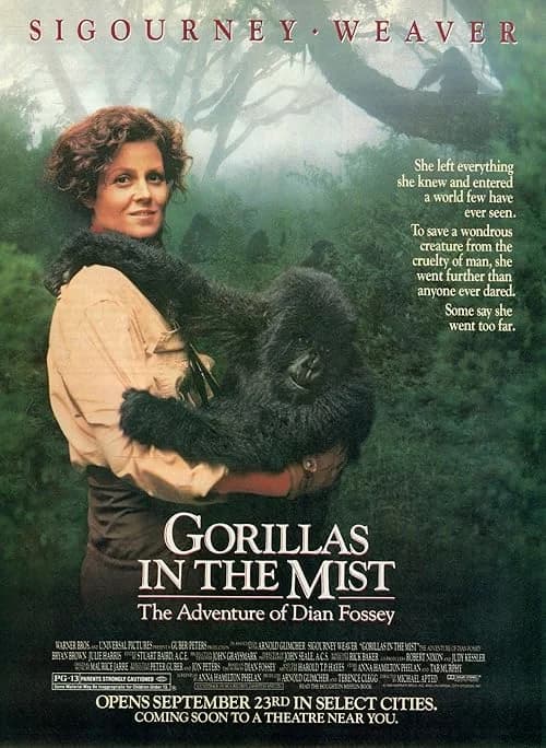 Gorillas in the Mist film posteri
