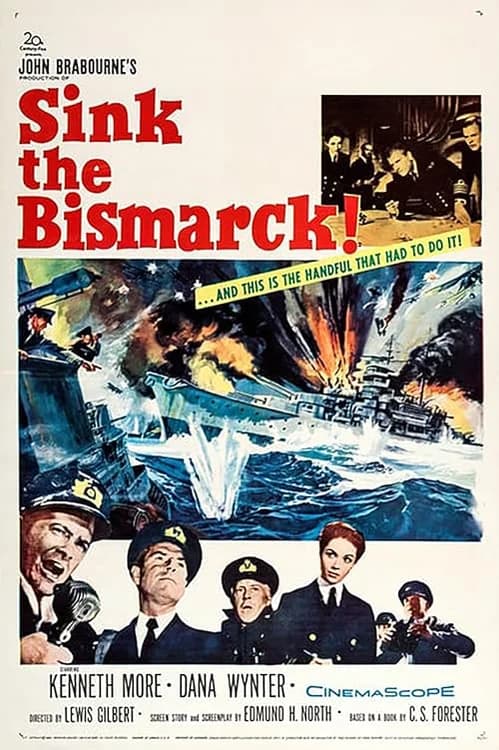 Sink the Bismarck! film posteri